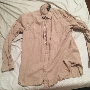 Beige Gap slim fit long sleeve